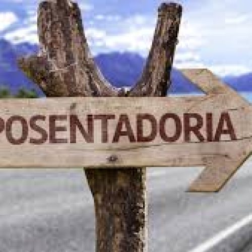 Agradecimento à aposentada